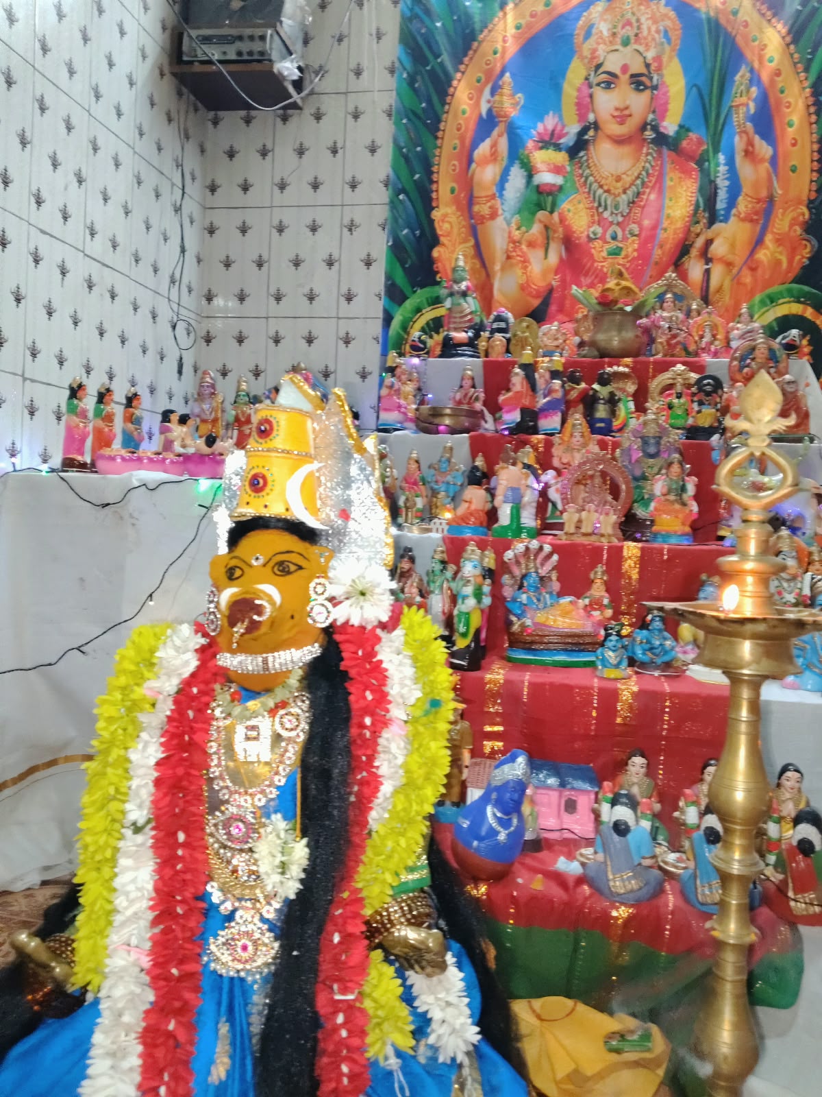 சீலைக்காரி அம்மன் கொலு வைப்பவரின் பெயர் மான்சி இல்லத்துக் கொலு, மதுரை - படம் 5