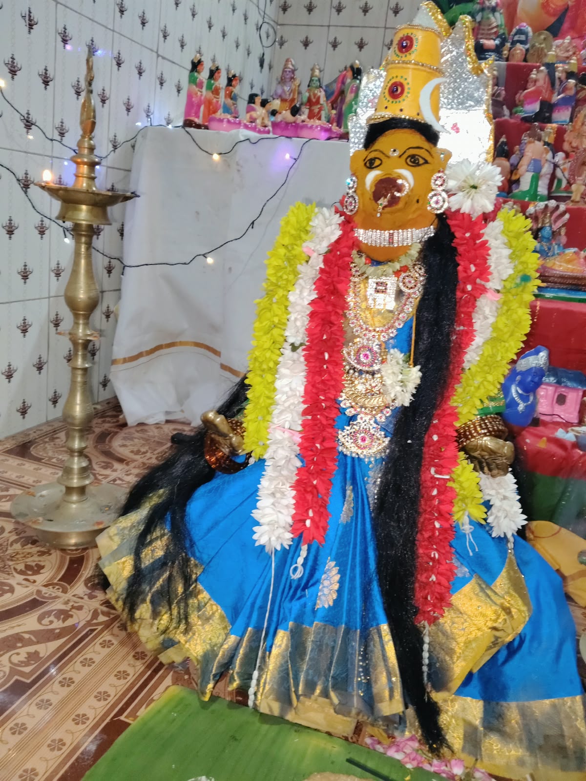 சீலைக்காரி அம்மன் கொலு வைப்பவரின் பெயர் மான்சி இல்லத்துக் கொலு, மதுரை - படம் 6