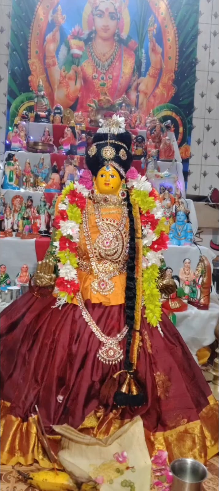சீலைக்காரி அம்மன் கொலு வைப்பவரின் பெயர் மான்சி இல்லத்துக் கொலு, மதுரை - படம் 8