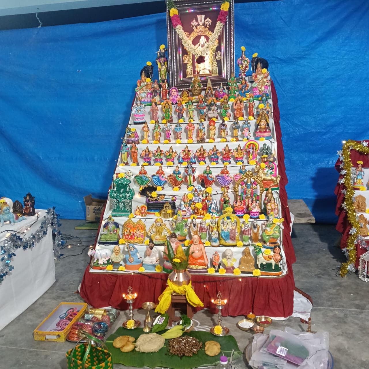 சிவகங்கை மாவட்டம், காரைக்குடி வட்டம், கண்டனூரில் திருமதி. வெ.ரமாமணி அவர்களின் இல்லம். இல்லத்துக் கொலு, சிவகங்கை - படம் 4