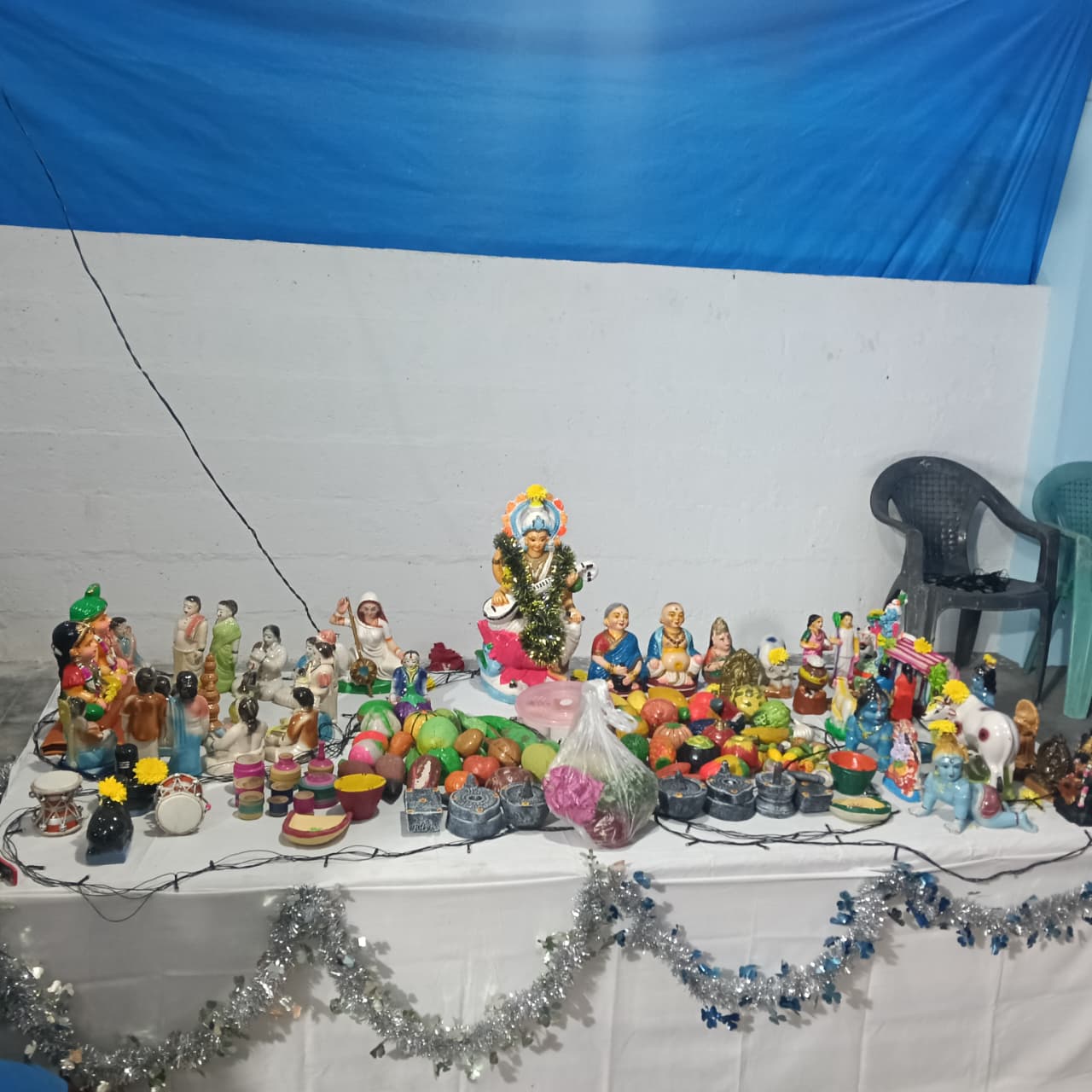 சிவகங்கை மாவட்டம், காரைக்குடி வட்டம், கண்டனூரில் திருமதி. வெ.ரமாமணி அவர்களின் இல்லம். இல்லத்துக் கொலு, சிவகங்கை - படம் 5