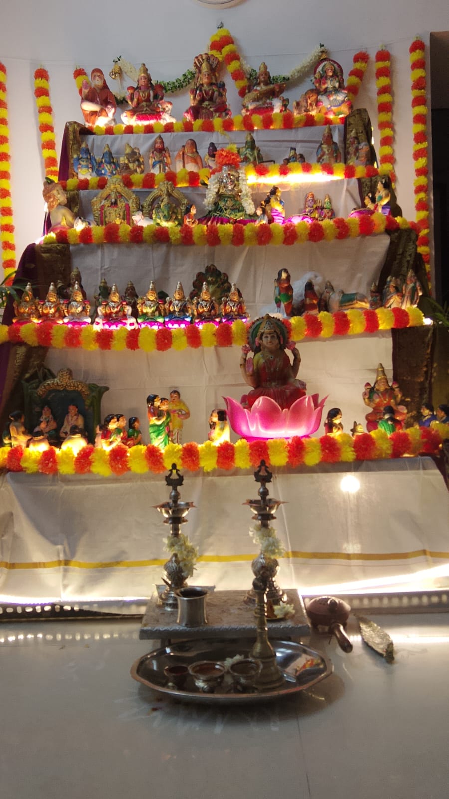 Sathya Kartik கொலு, Kanjepuram