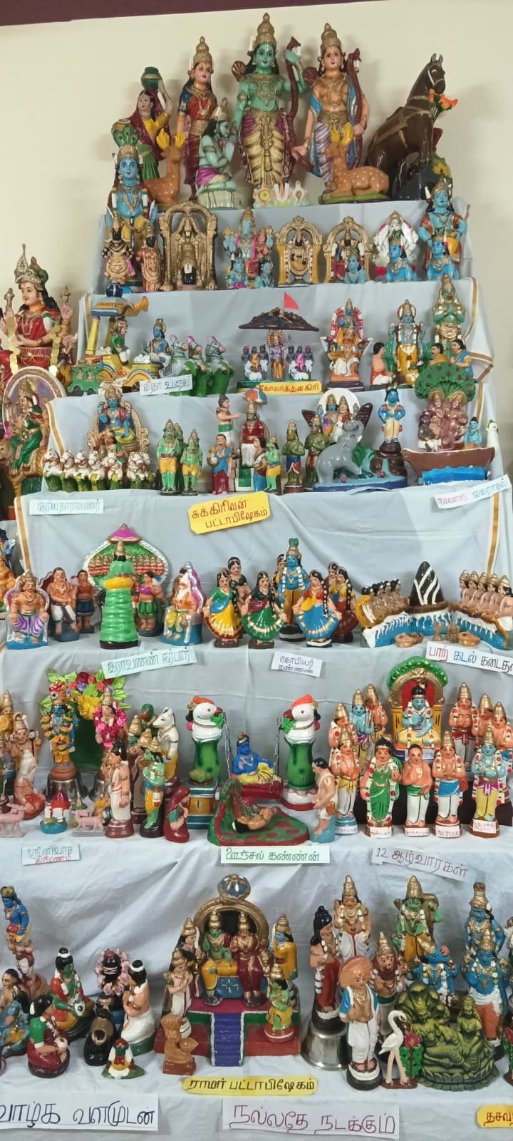 திரு. கா வ பழனியப்பன் அழகம்மை 14 மாணிக்கம் நகர் புதுக்கோட்டை இல்லத்துக் கொலு, புதுக்கோட்டை மாவட்டம் - படம் 5
