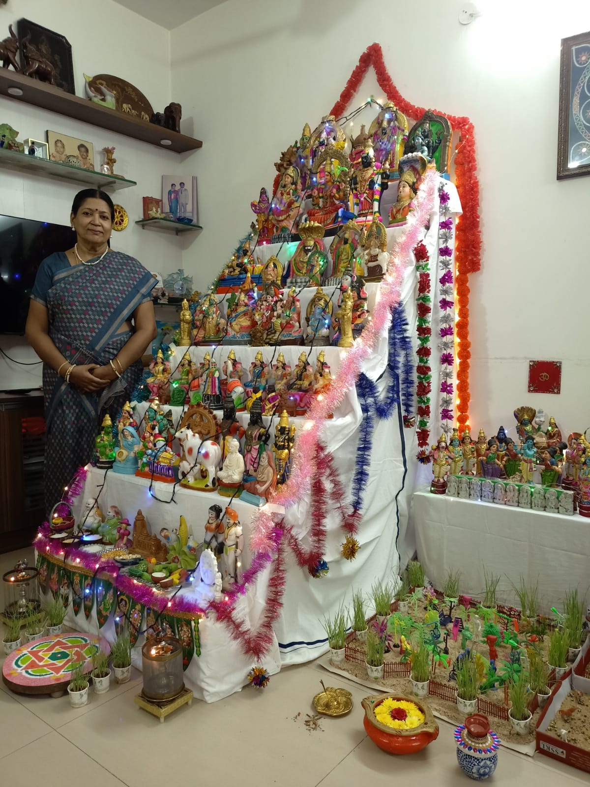 Uma Prabhakar கொலு, காஞ்சிபுரம்