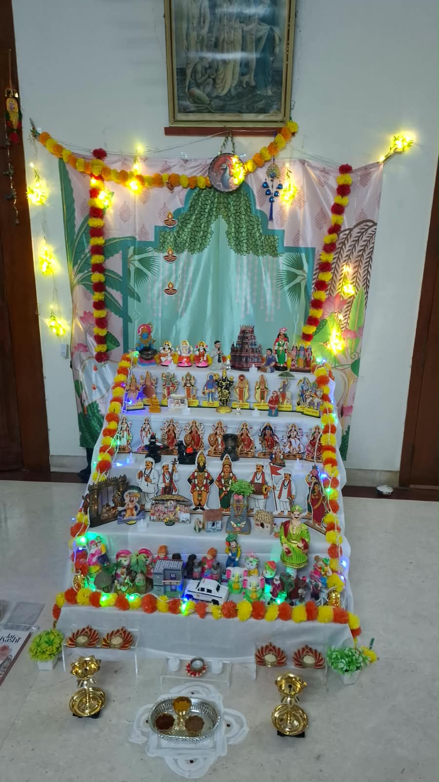 பிரியா சுந்தரராமன், 147 சீனிவாஸ் அபார்ட்மெண்ட்ஸ், முதல் தளம், செயிண்ட் மேரிஸ் ரோடு, ஆழ்வார்பேட்டை, சென்னை -18 இல்லத்துக் கொலு, சென்னை - படம் 3