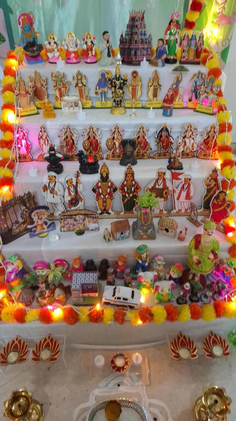 பிரியா சுந்தரராமன், 147 சீனிவாஸ் அபார்ட்மெண்ட்ஸ், முதல் தளம், செயிண்ட் மேரிஸ் ரோடு, ஆழ்வார்பேட்டை, சென்னை -18 இல்லத்துக் கொலு, சென்னை - படம் 4
