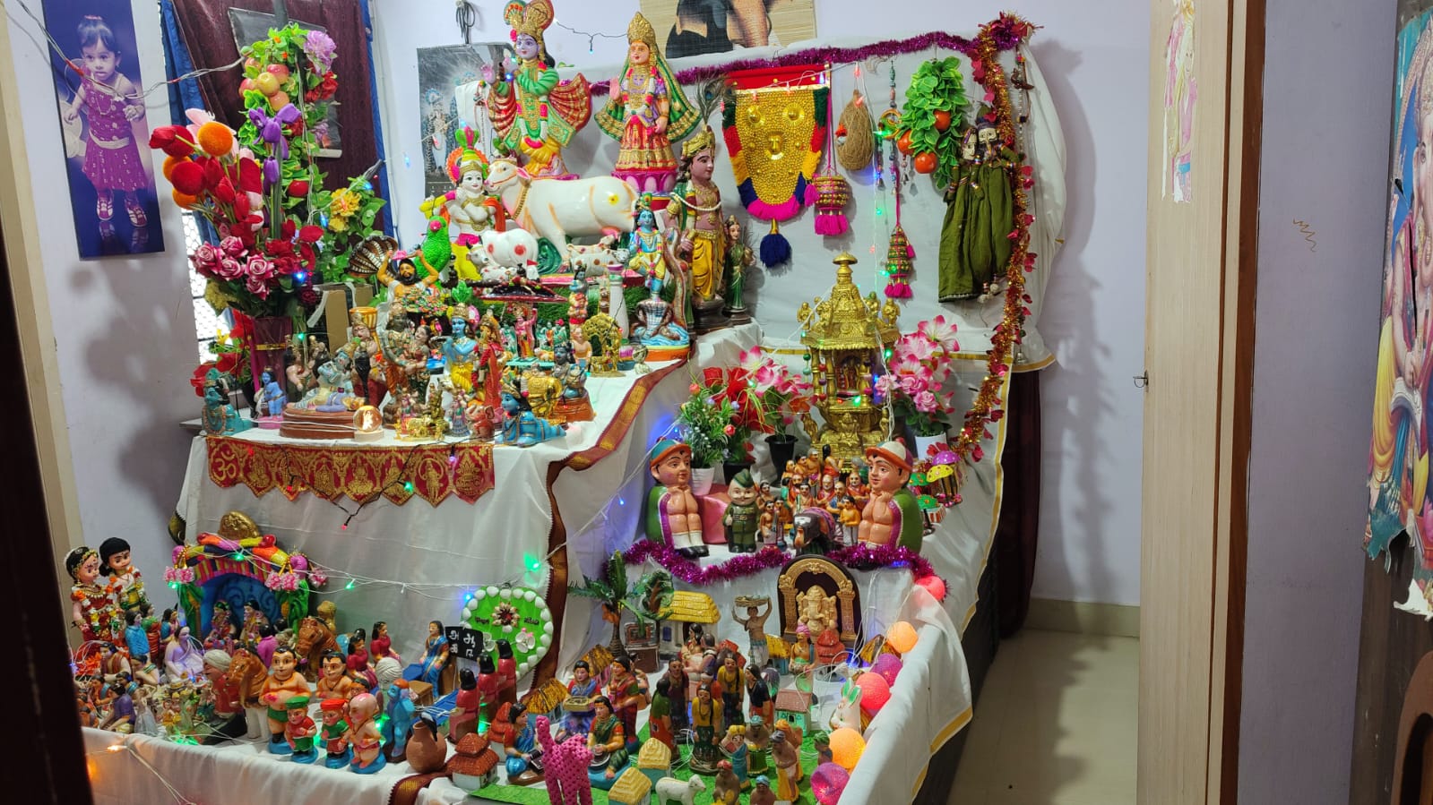 Usha Nagarajan கொலு, Chennai, polachery