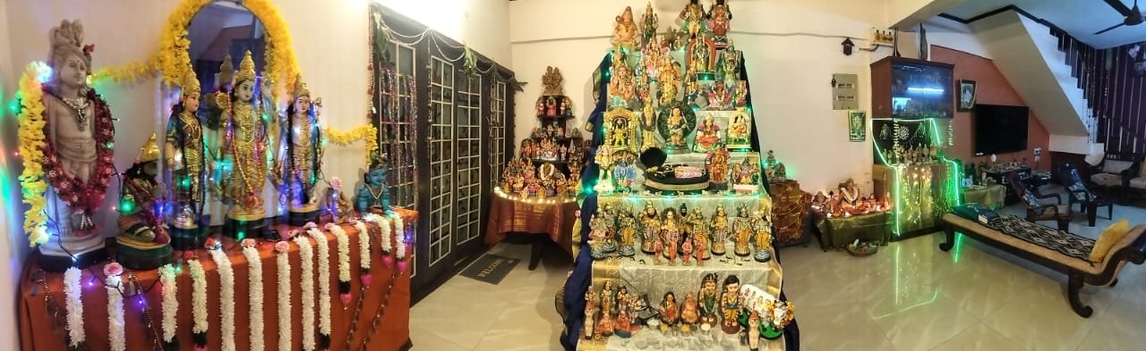 Lakshmi Gopal . Regal Palm Gardens, Velachery கொலு, Chennai