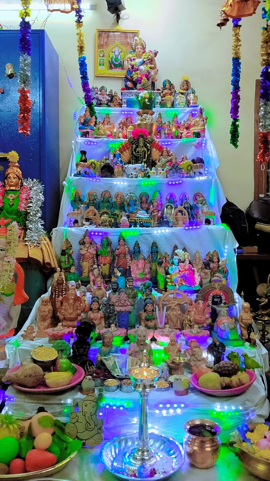 வீட்டின் பெயர் அல்லது கொலு வைப்பவரின் பெயர்
Abirami இல்லத்துக் கொலு, Tirunelveli - படம் 3