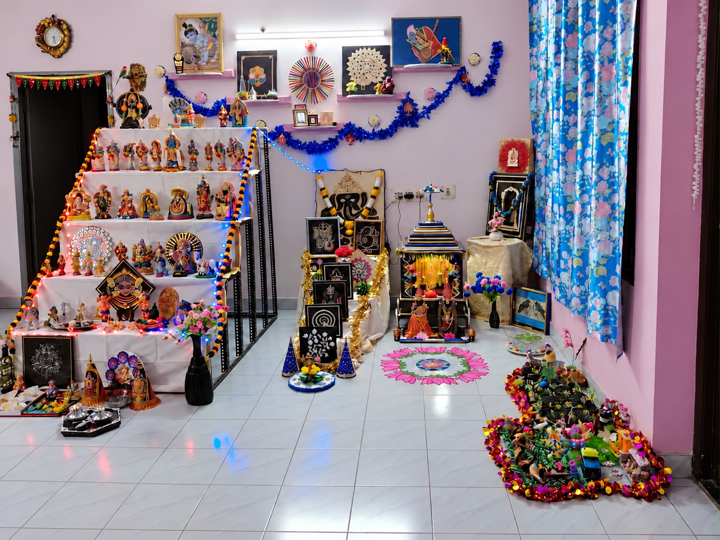 Manjula Kuppuswamy, 29/3 Sri Ranga Apts, Murthy street, West Mambalam Chennai - 600033 கொலு, Chennai