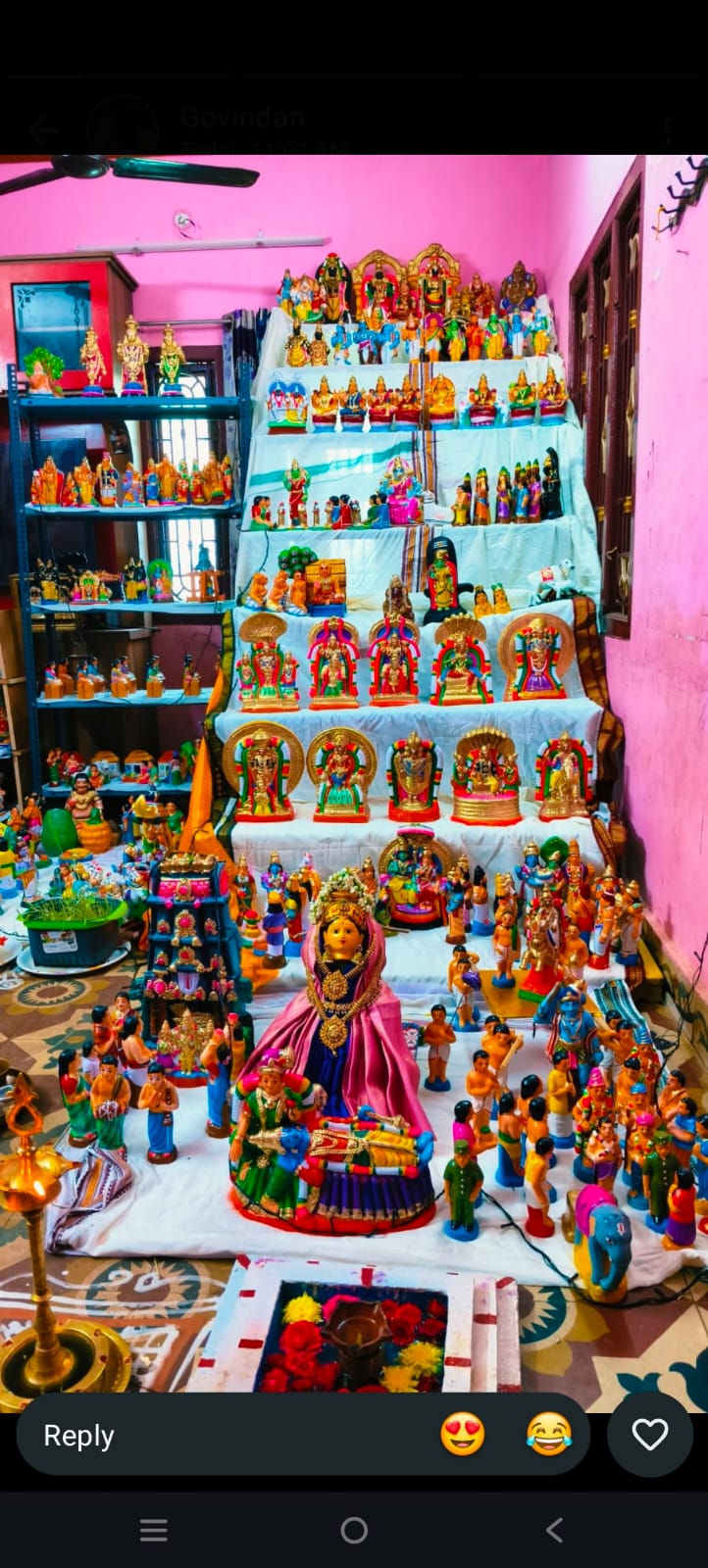 Uma Maheshwari கொலு, Sivagangai