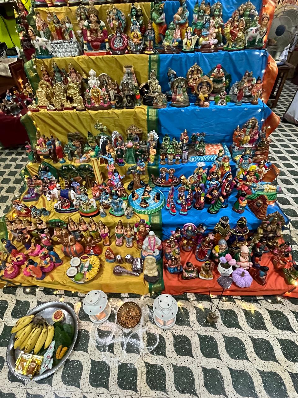 P K THANGAM Seshadri கொலு, Previously Kancheepuram