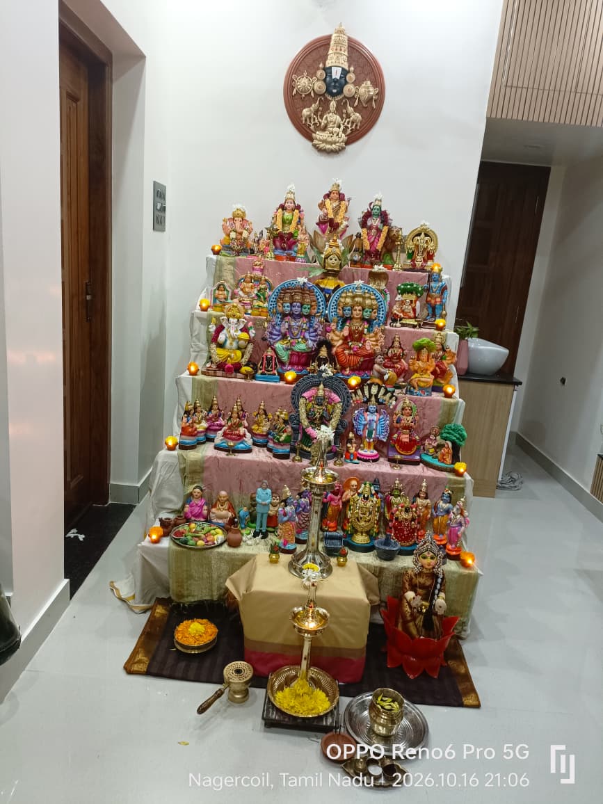 கண்ணன்
ஆராஞ்சனா பவன்
மீனாட்சி கார்டன்
நாகர்கோயில் இல்லத்துக் கொலு, கன்னியாகுமரி - படம் 4