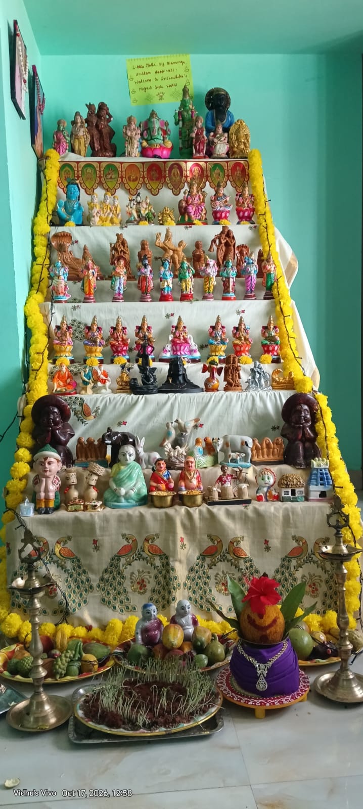 vidhu Kuttyma 😍😍😍 இல்லத்துக் கொலு, Chennai - படம் 3