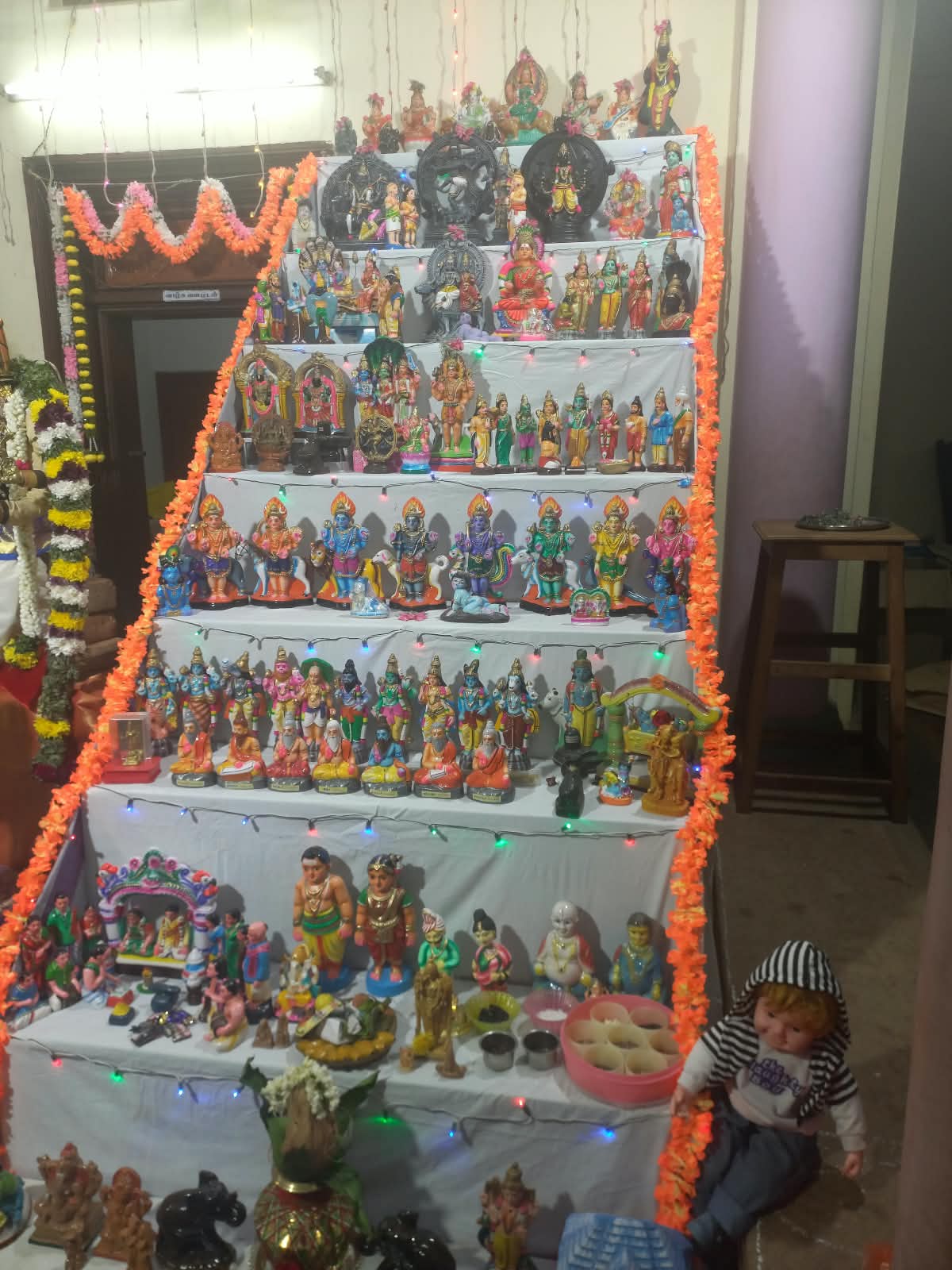 ஜோதிமணி பாண்டியன்,காரைக்குடி கொலு, சிவகங்கை