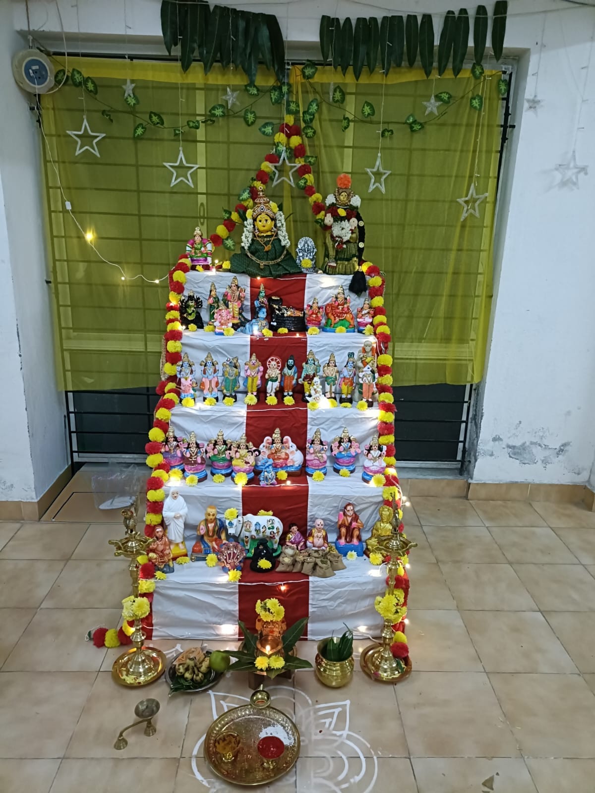 Arun Excello Sankara apartment residents கொலு, Chengalpattu
