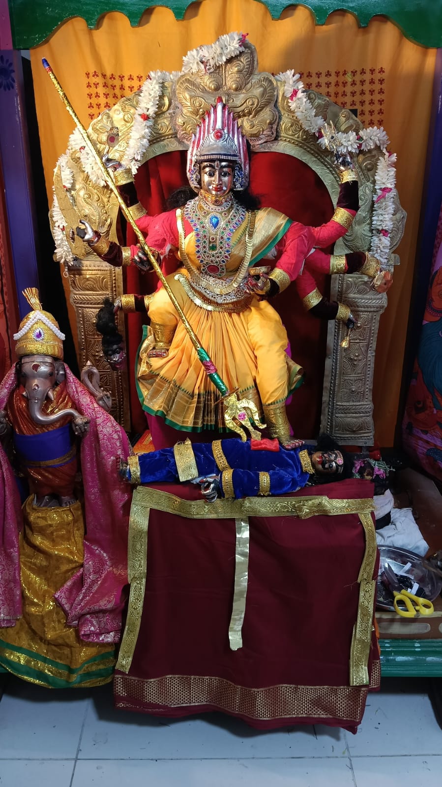 RM.தியாகராஜன்
கற்பகவிநாயகர் கலாசாலை இல்லத்துக் கொலு, சிவகங்கை - படம் 3