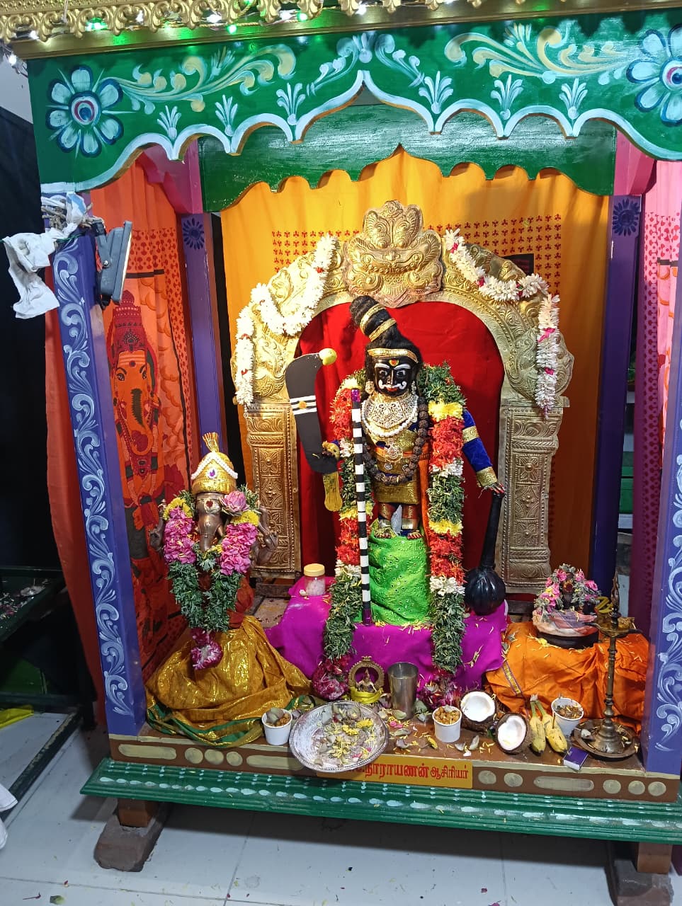 RM.தியாகராஜன்
கற்பகவிநாயகர் கலாசாலை இல்லத்துக் கொலு, சிவகங்கை - படம் 5
