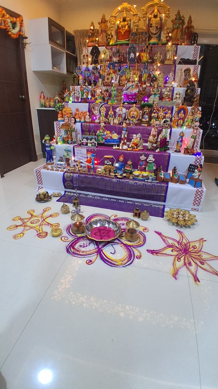 Vasumathi Srinivasan இல்லத்துக் கொலு, Chennai, - படம் 5
