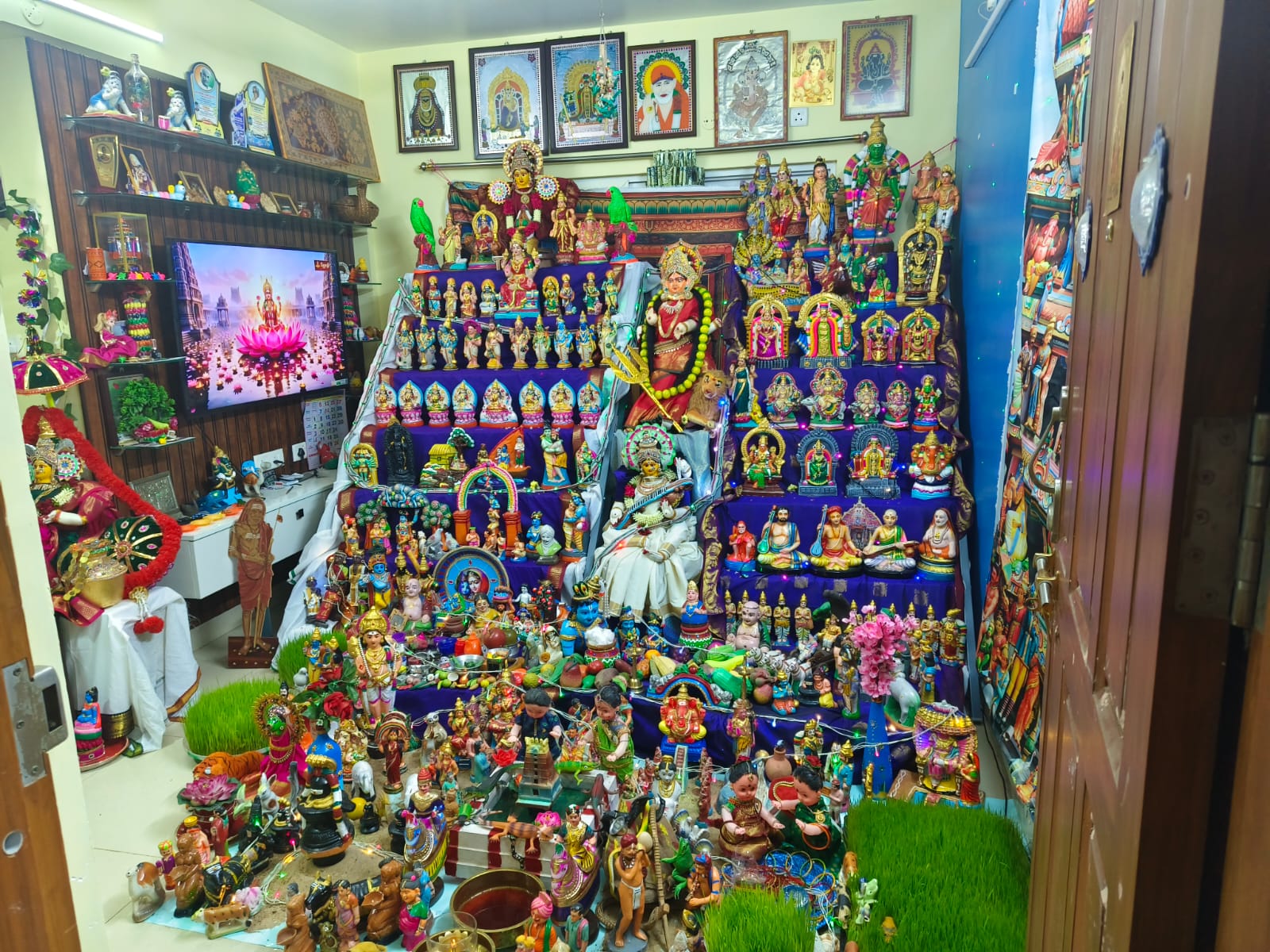 latha raja கொலு, திருவாரூர்